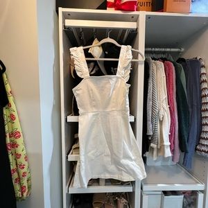 Ruthie Ruffle Denim Sheath- Show Me Your MuMu